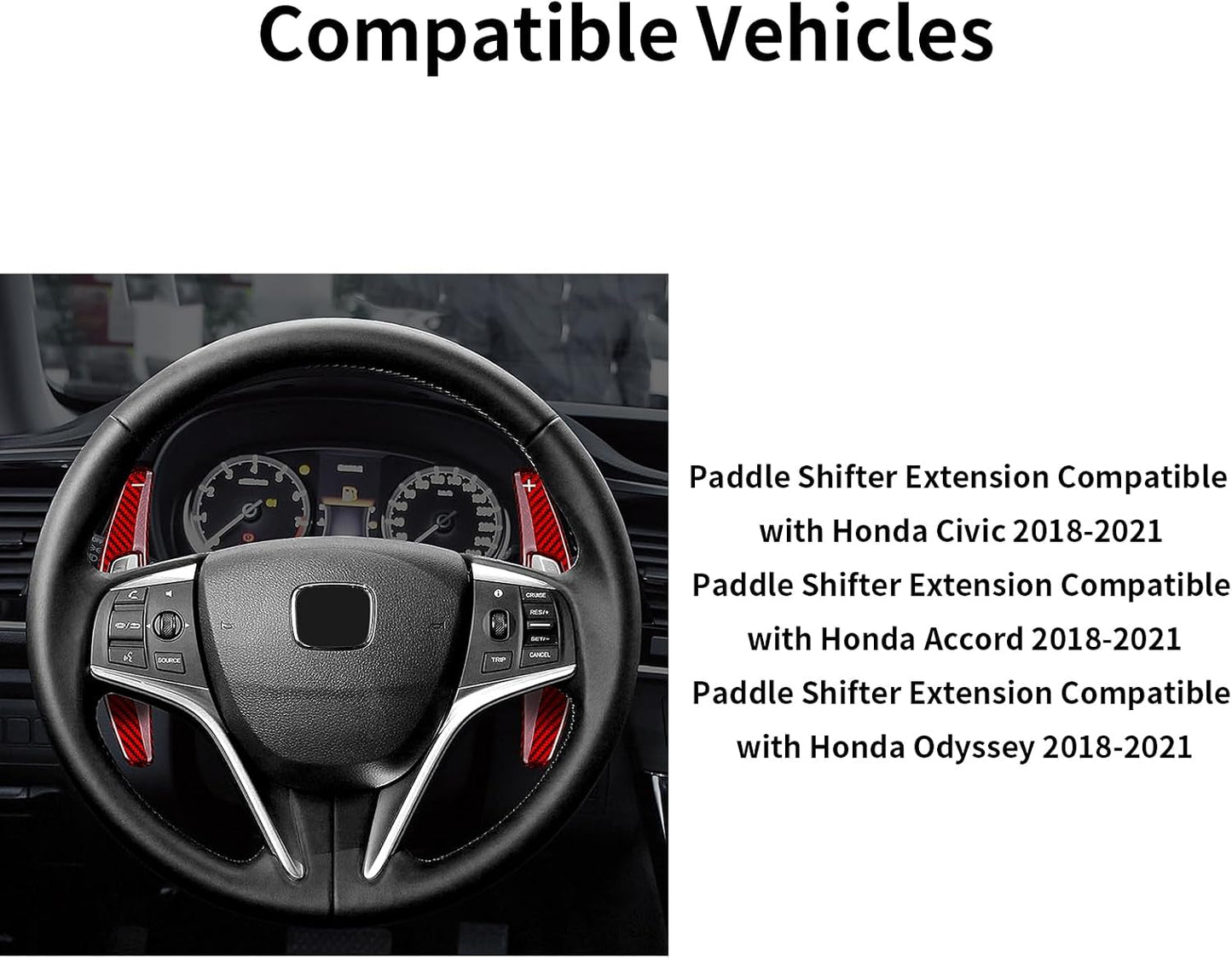 Extensión palanca cambios fibra carbono Honda Accord TLX
