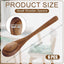 Set 6 cucharas madera para servir miel azúcar sopa té