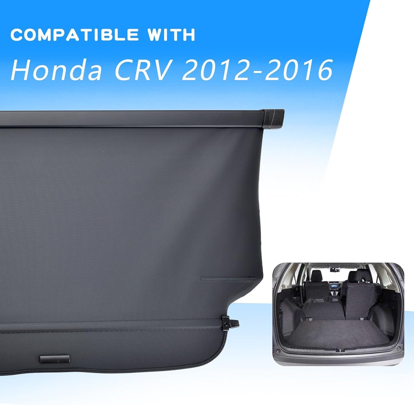 Cubierta cajuela Honda CRV 12-16 retráctil impermeable