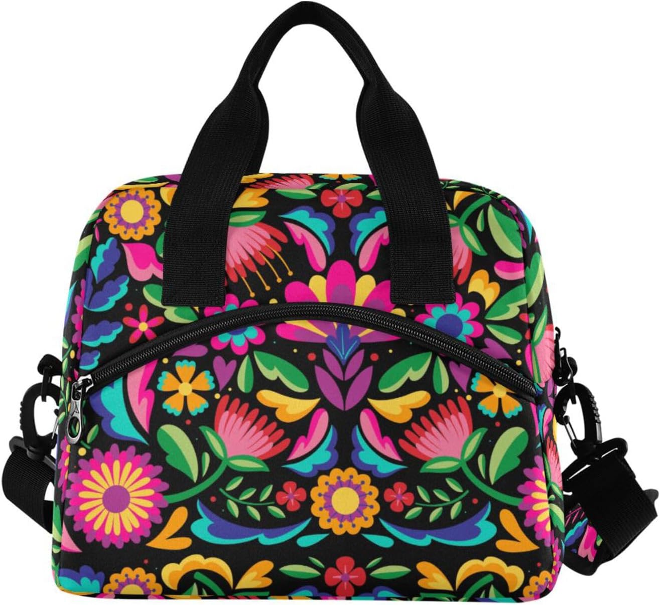 Bolsa almuerzo reutiliz. aislamiento floral correa hombro