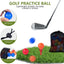 90 Pelotas Golf Plástico Coloridas con Bolsa Malla
