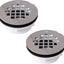 Drenaje ducha PVC 2pulg rejilla 4-1/4pulg cromo pack 2