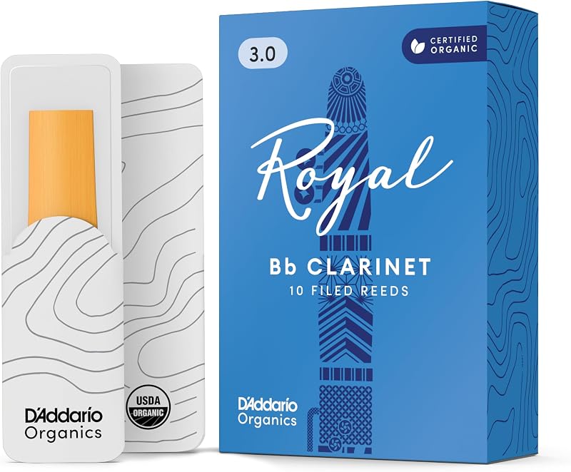 Cañas de Clarinete Bb Rico Royal de Madera de Cerezo