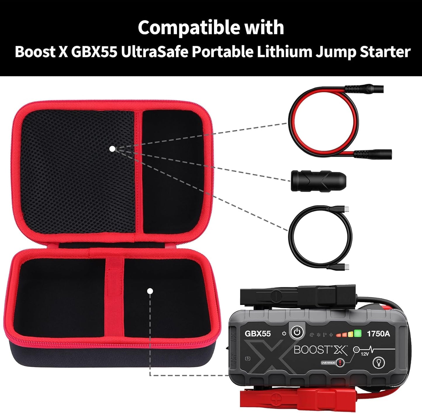 Estuche compat. con arrancador litio Boost X GBX55