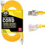 Cable extensión 25pies 10/3 3 clavijas SJTW amarillo