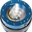 Kit adaptador volante aluminio 6 pernos hub gen 2.0 azul
