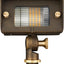 Luz inundación bronce 12V para jardín y pared