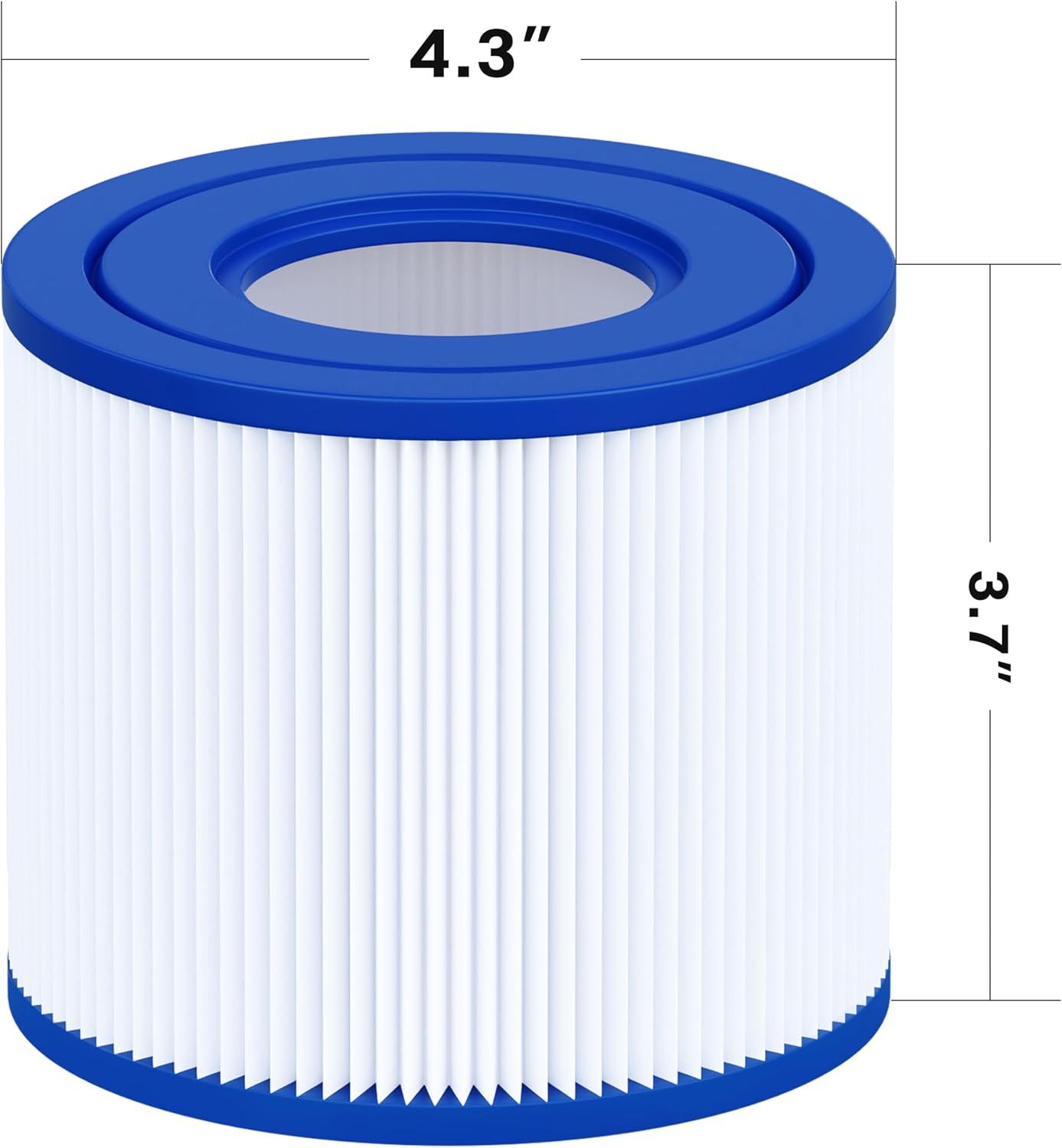 Filtro tipo D para piscina sobre suelo pack 4