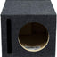 Caja subwoofer coche 8pulg MDF con terminal y alfombrado