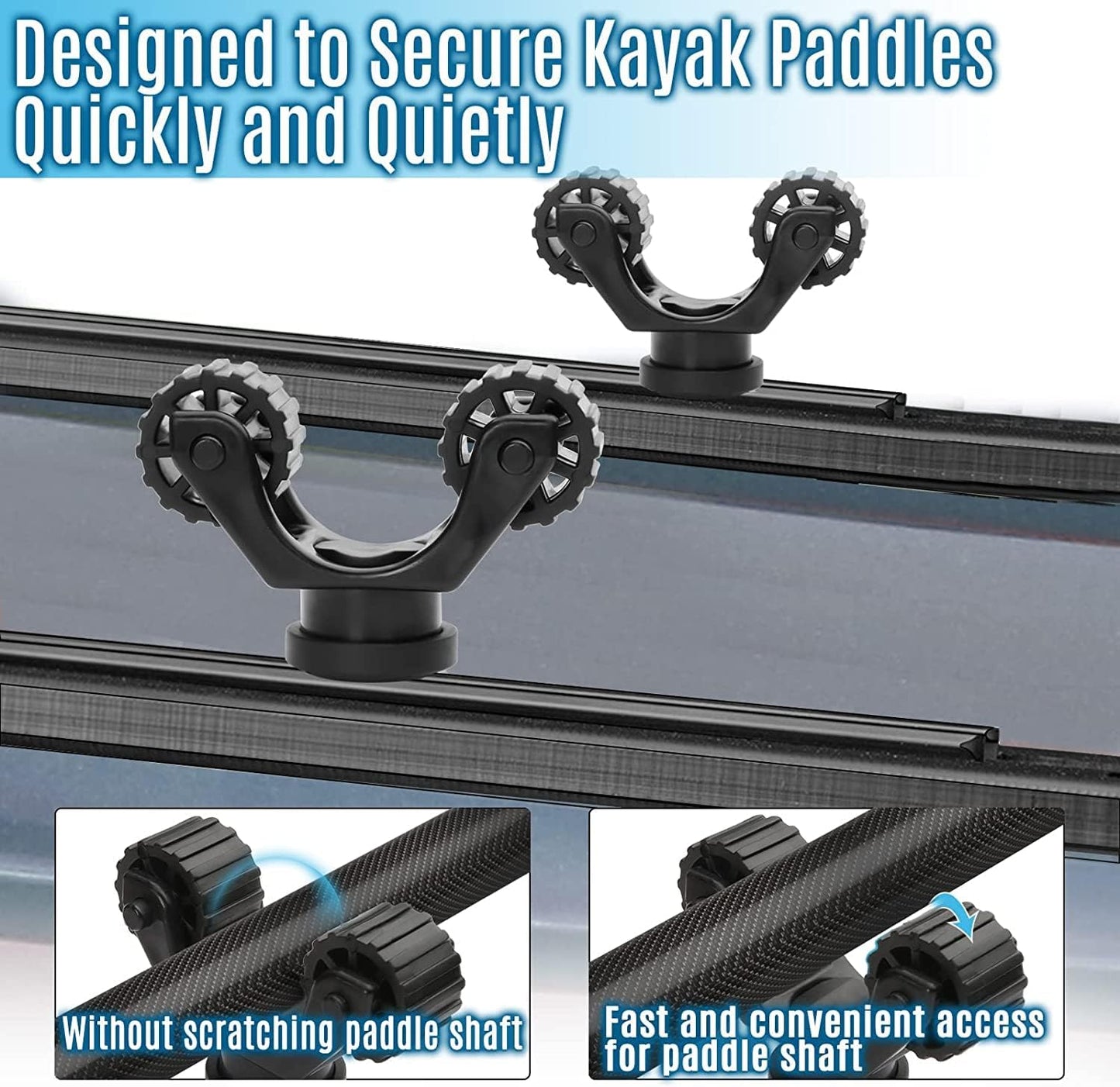 Soporte paletas kayak accesorios remos pesca