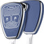 Funda llavero Jeep TPU riel plata azul protección total