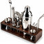 Juego coctelera soporte kit barman profesional