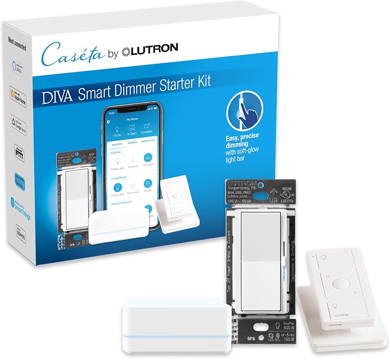 Regulador Inteligente Lutron Diva con Hub