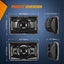 Faros delanteros LED 4x6" Hi Lo H4651 comp Kenworth