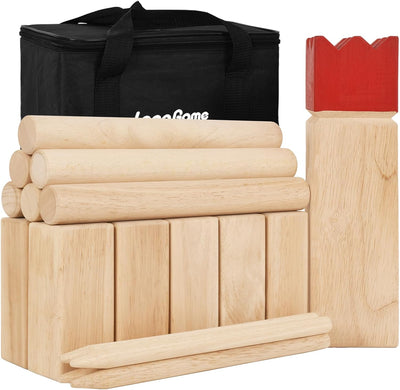 Set Kubb de madera para exteriores con bolsa transporte
