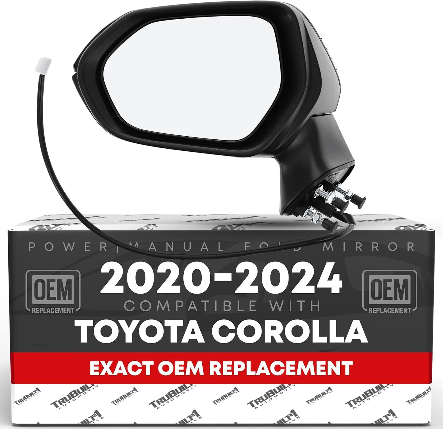 Espejo lateral eléctrico Toyota Corolla 20-24 Negro