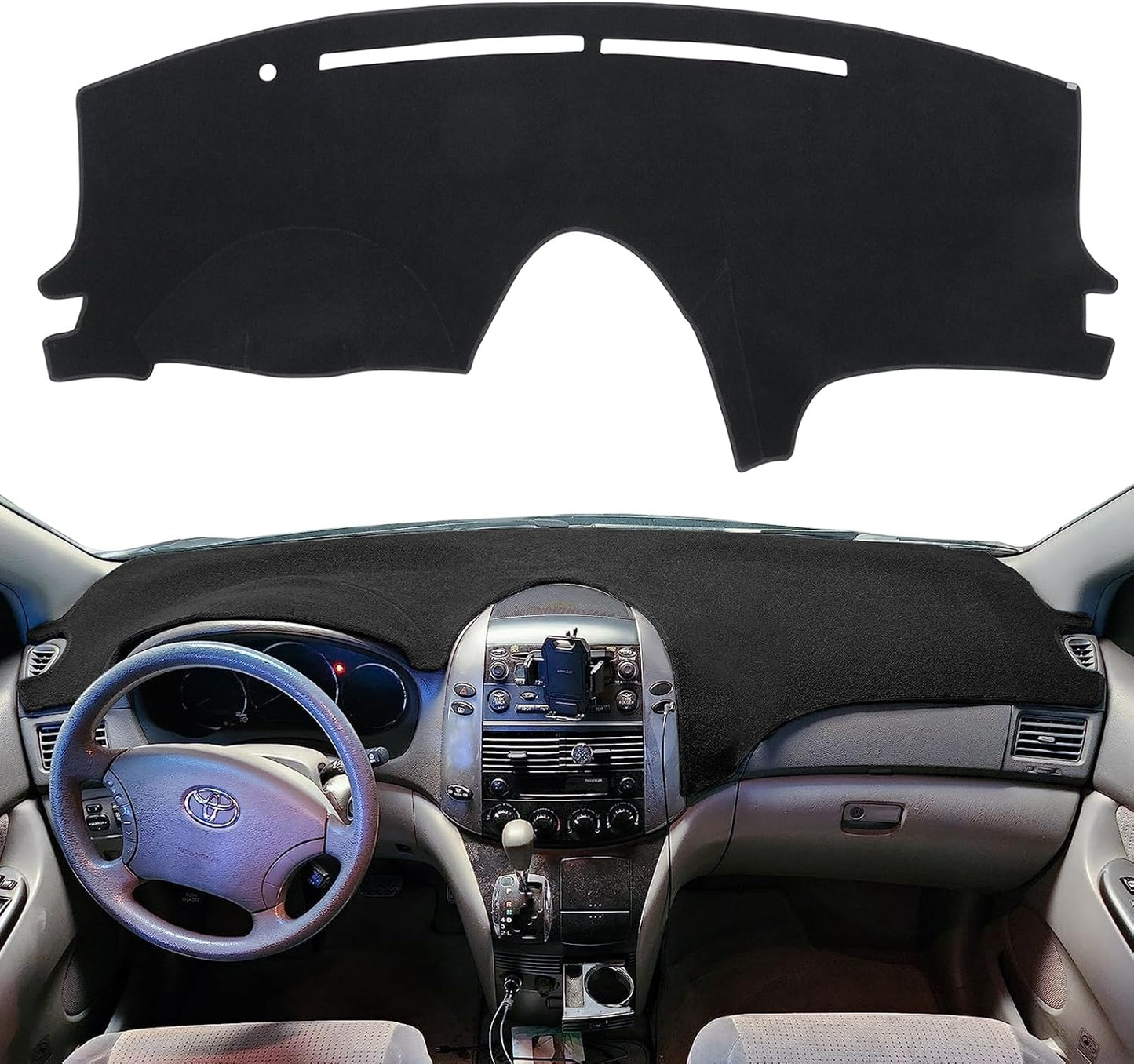 Cubierta salpicadero Toyota Sienna negro