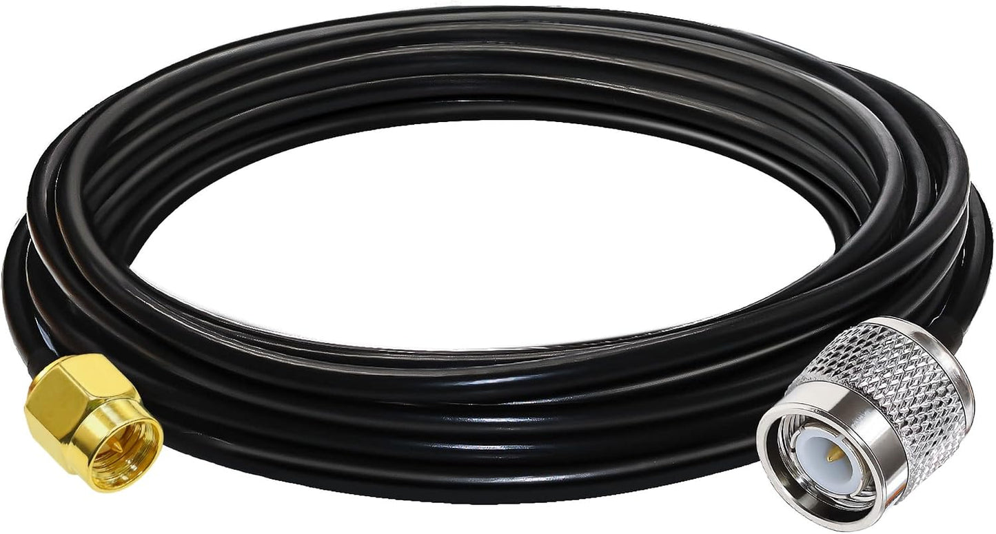 Cable adaptador SMA a TNC RG58 5m para LAN inalámbricos