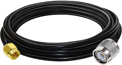 Cable adaptador SMA a TNC RG58 5m para LAN inalámbricos