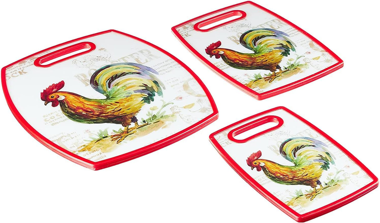 Tabla cortar gallo 3 Pzas