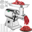 Picadora carne acero inox 1.0 HP para ciervo y salchichas