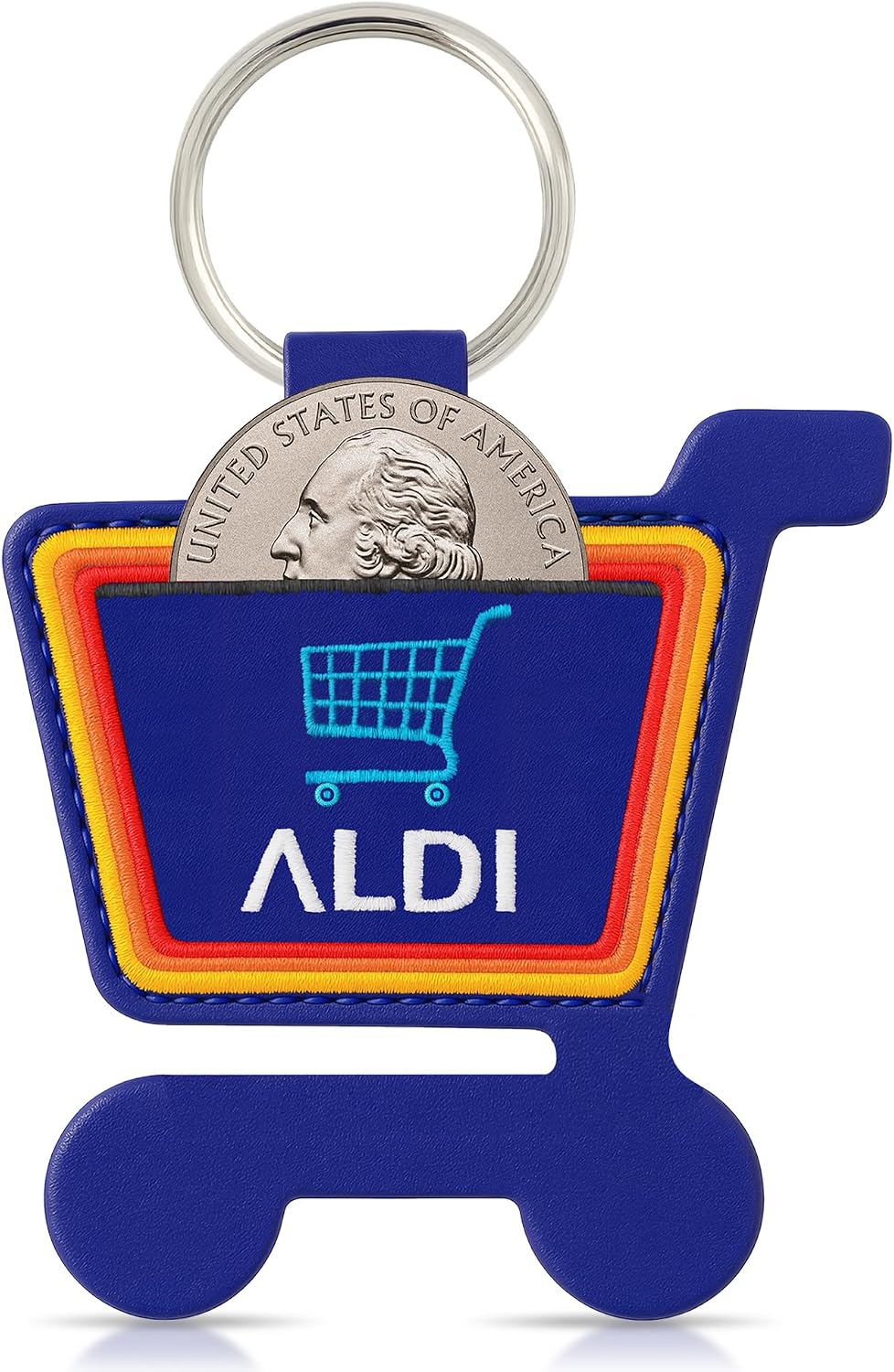 Llavero Aldi Quarter para carrito de compras