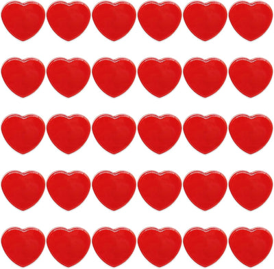 30 Imanes Corazón Fuerte para Nevera Pizarras Blancas