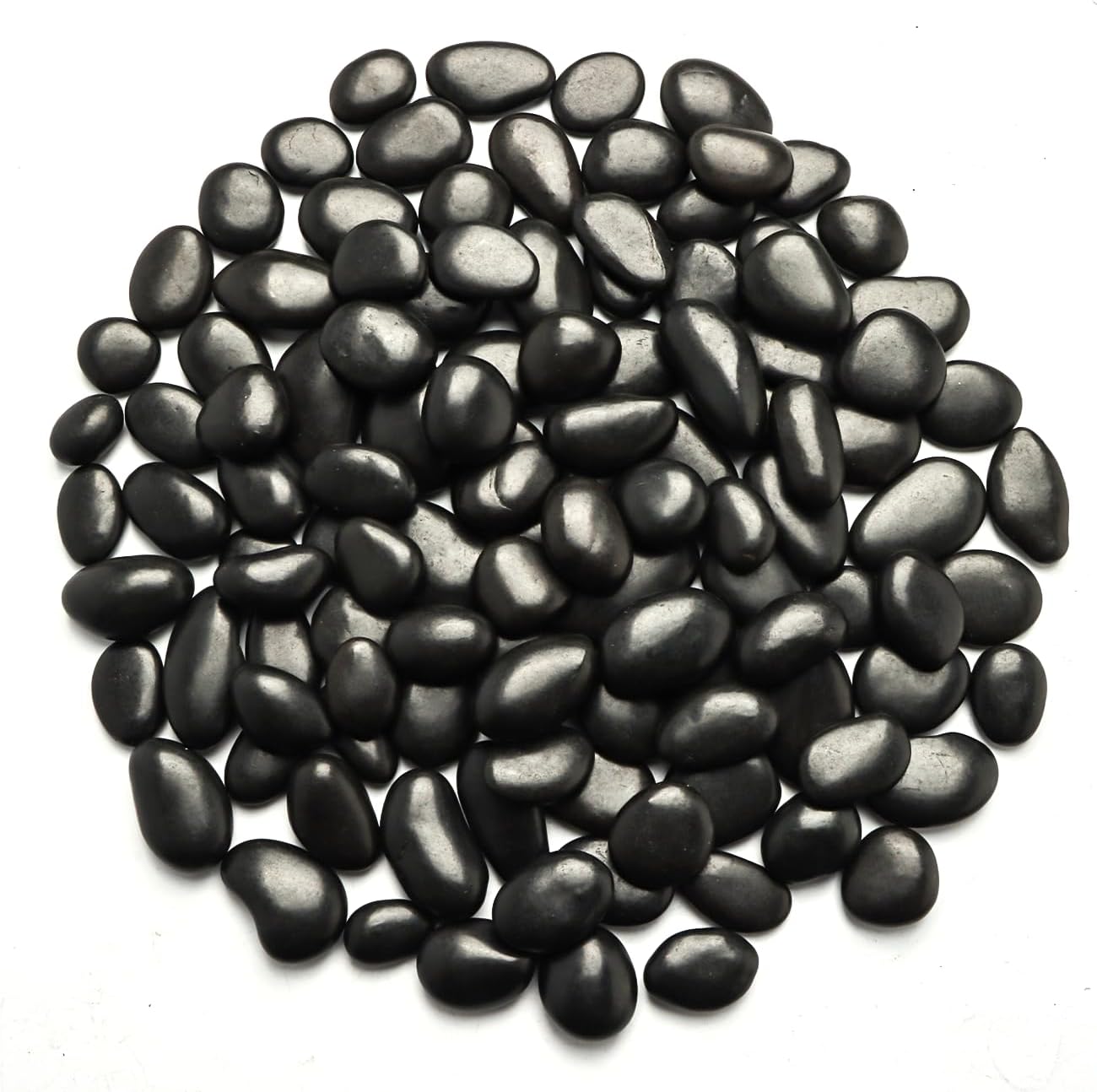 Rocas negras decorativas para suculentas y jarron