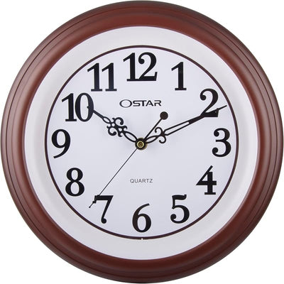 Reloj pared rústico vintage 12pulg silencioso con pilas