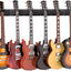 Soporte pared guitarra madera 6 ganchos ajustables 48pulg
