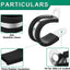 15 Pzas Abrazaderas Cable Acero Inox 1-1/4pulg Aisladas