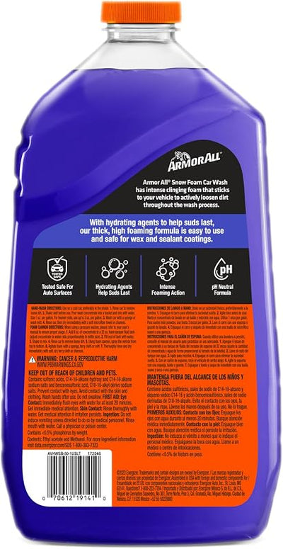 Jabón espuma para lavar autos camiones motos 50oz pack 4
