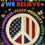 Bandera jardín 12x18" In This House We Believe