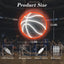Letrero neón baloncesto LED regulable 12.6x12.6 pulg