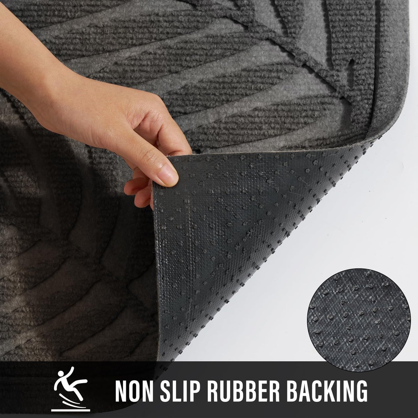 Tapete puerta absorbente antiderrap impermeable