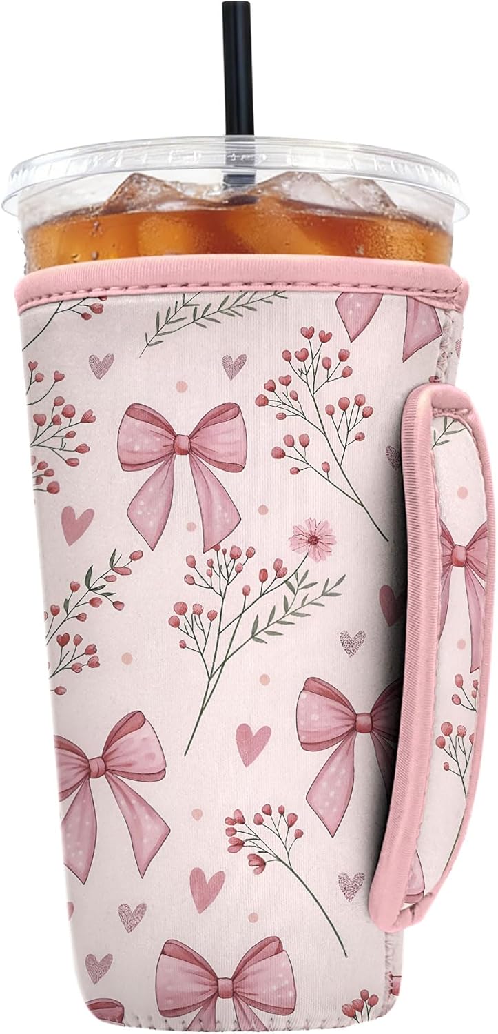 Funda neopreno reutilizable para taza 16-32oz con asa