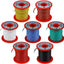 Kit alambre silicona 18 colores 100pies 18awg flexible