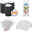 Set 100 posavasos sublimación auto 50 neopreno 2.75pulg