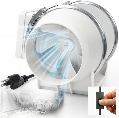 Ventilador conducto 4pulg silencioso para impresora 3D