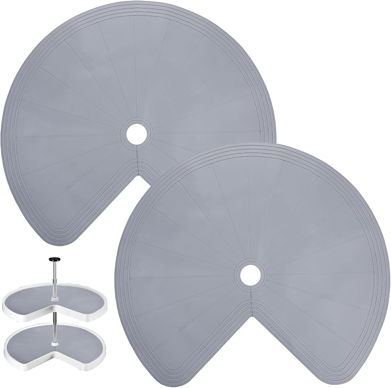 Alfombrilla silicona antiderrap para tocadiscos cocina gris
