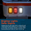 Luz trasera LED remolque 5x3pulg blanca 24 LED