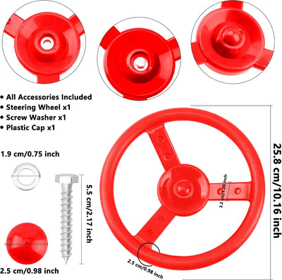Set accesorios volante plástico para parque infantil