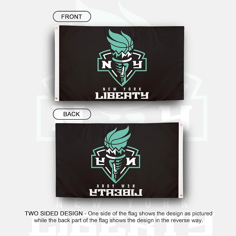 Bandera Libertad NY WNBA 3x5ft 100% poliéster