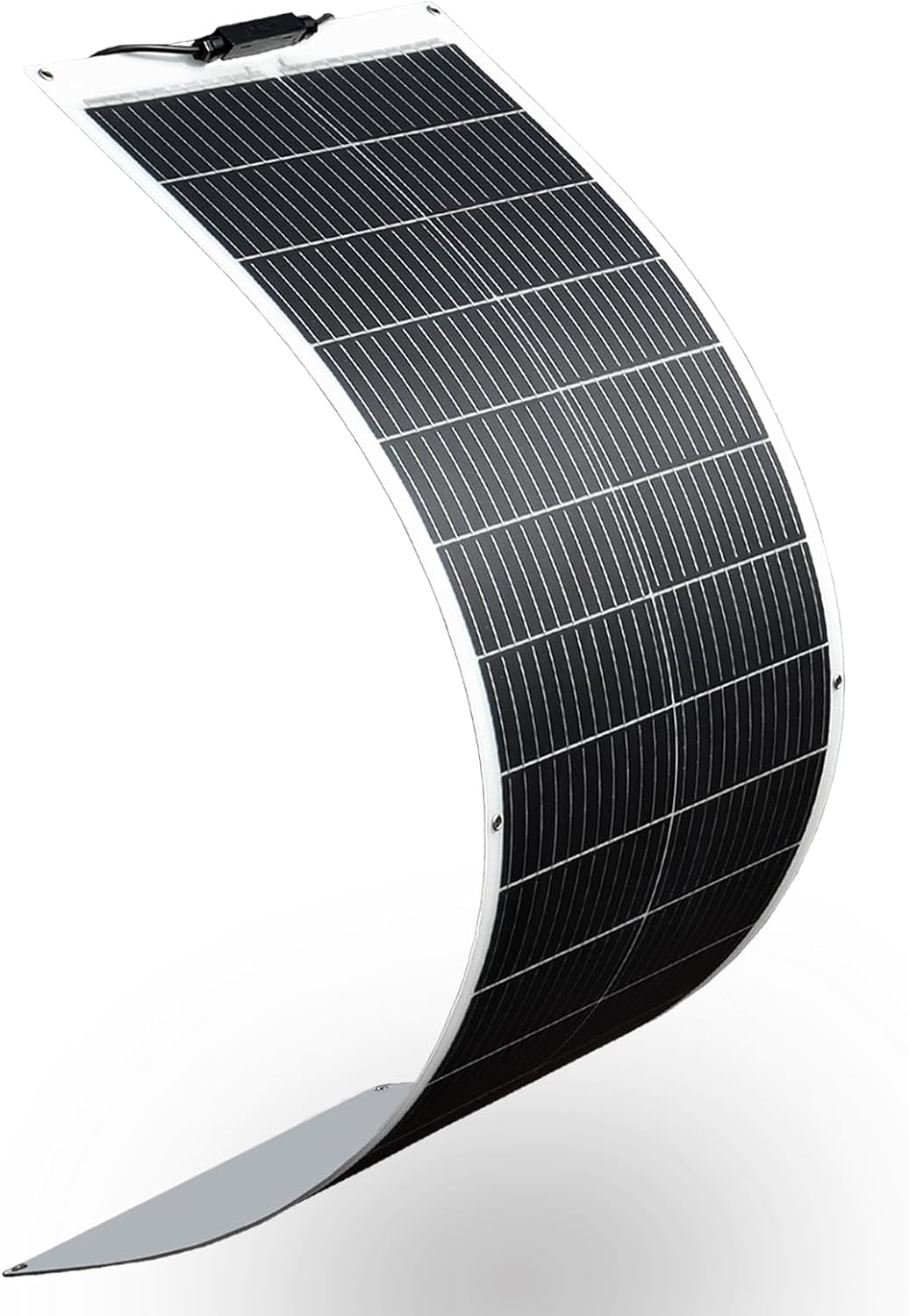 Panel solar flexible fibra vidrio 100W 12V para caravana