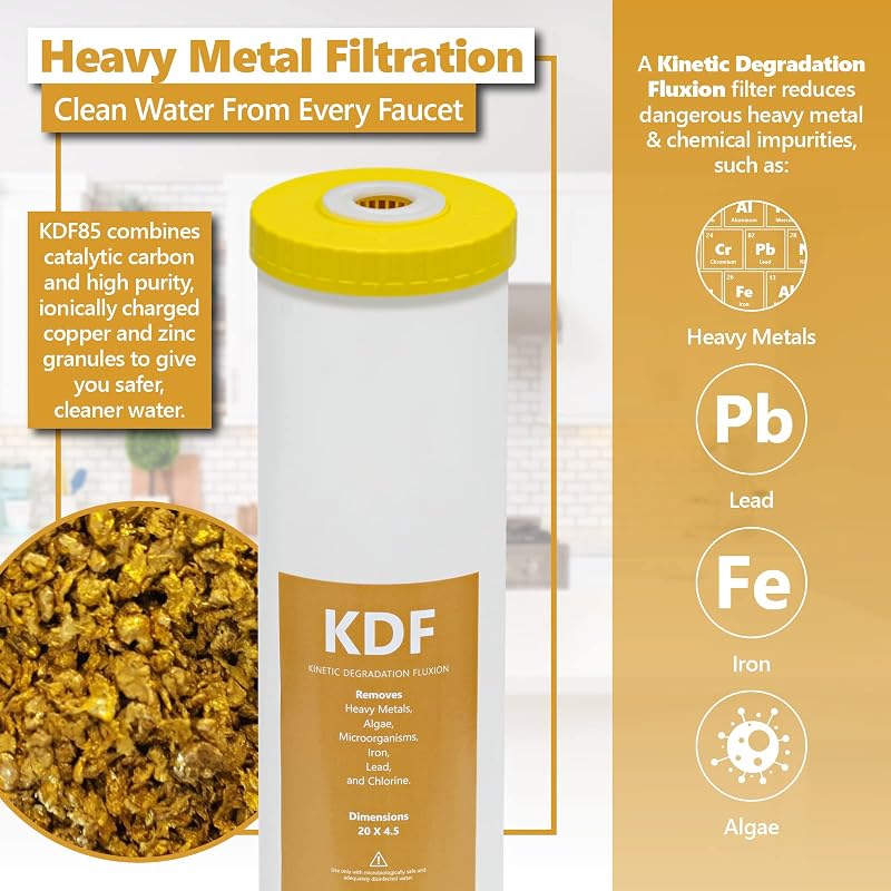 Set filtros agua metales pesados 3 etapas sedimento carbón