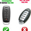 Funda llavero 5 botones Nissan Rogue 23-26 Sentra 24-26
