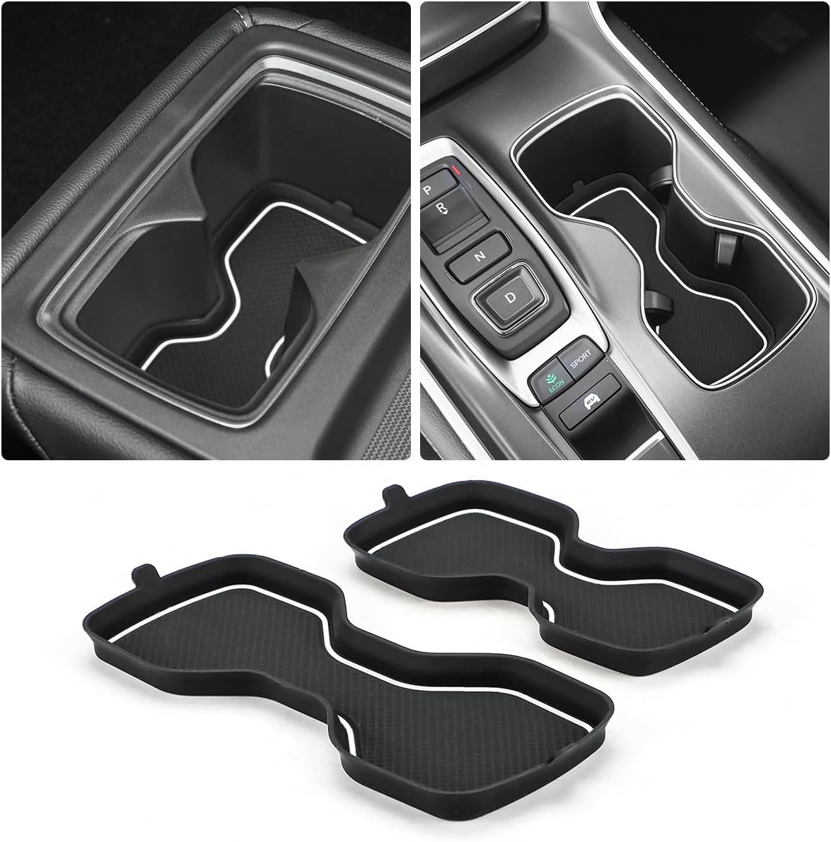 Portavasos comp Honda Accord 18-22 con silicona blanca