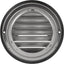 Cubierta ventilación acero inox 4" sello goma secadora