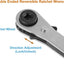 Llave trinquete HVAC con adaptador hexagonal 3/16-3/8 pulg