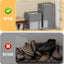 4 Organiz. Zapatos Plegables gris oscuro